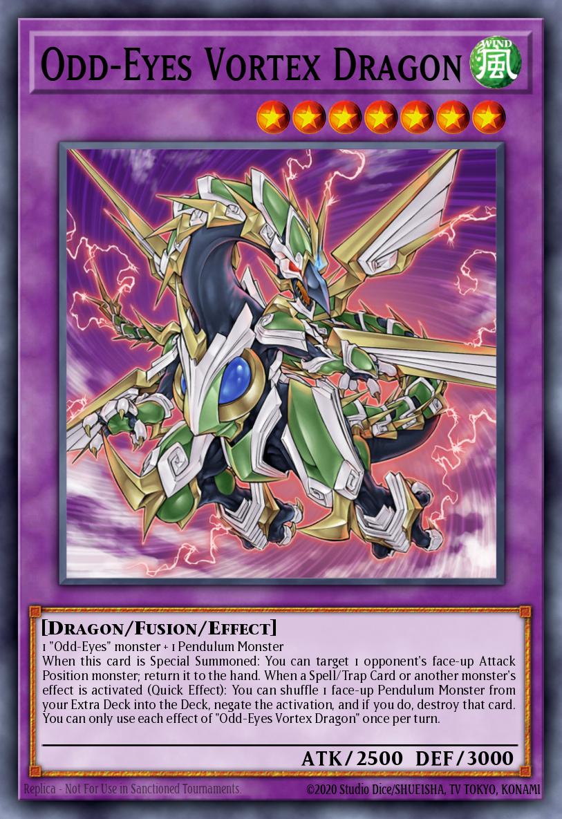 LAVD-ENO24 - Odd-Eyes Vortex Dragon - Ultra Rare - Legendary Arc-V Decks