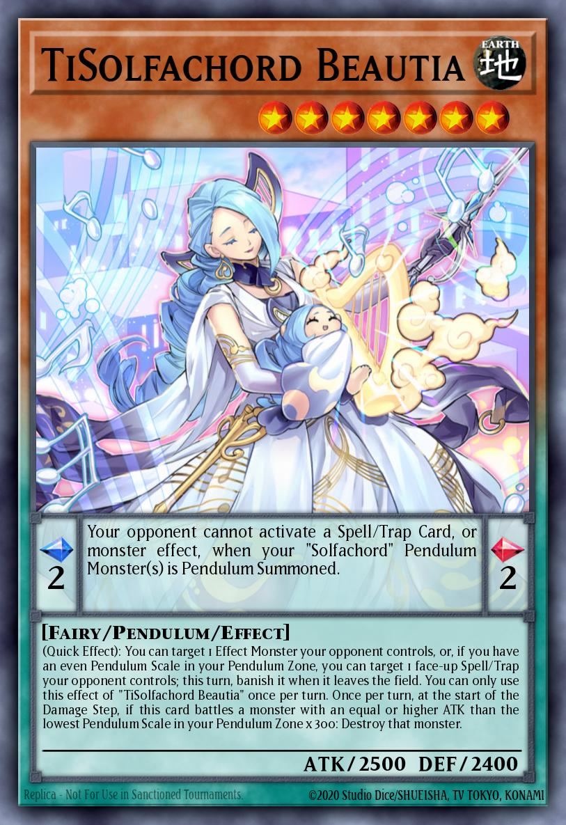 EN020 - ANGU-EN020 - TiSolfachord Beautia - Collectors Rare - Effect Pendulum Monster - Ancient Guardians
