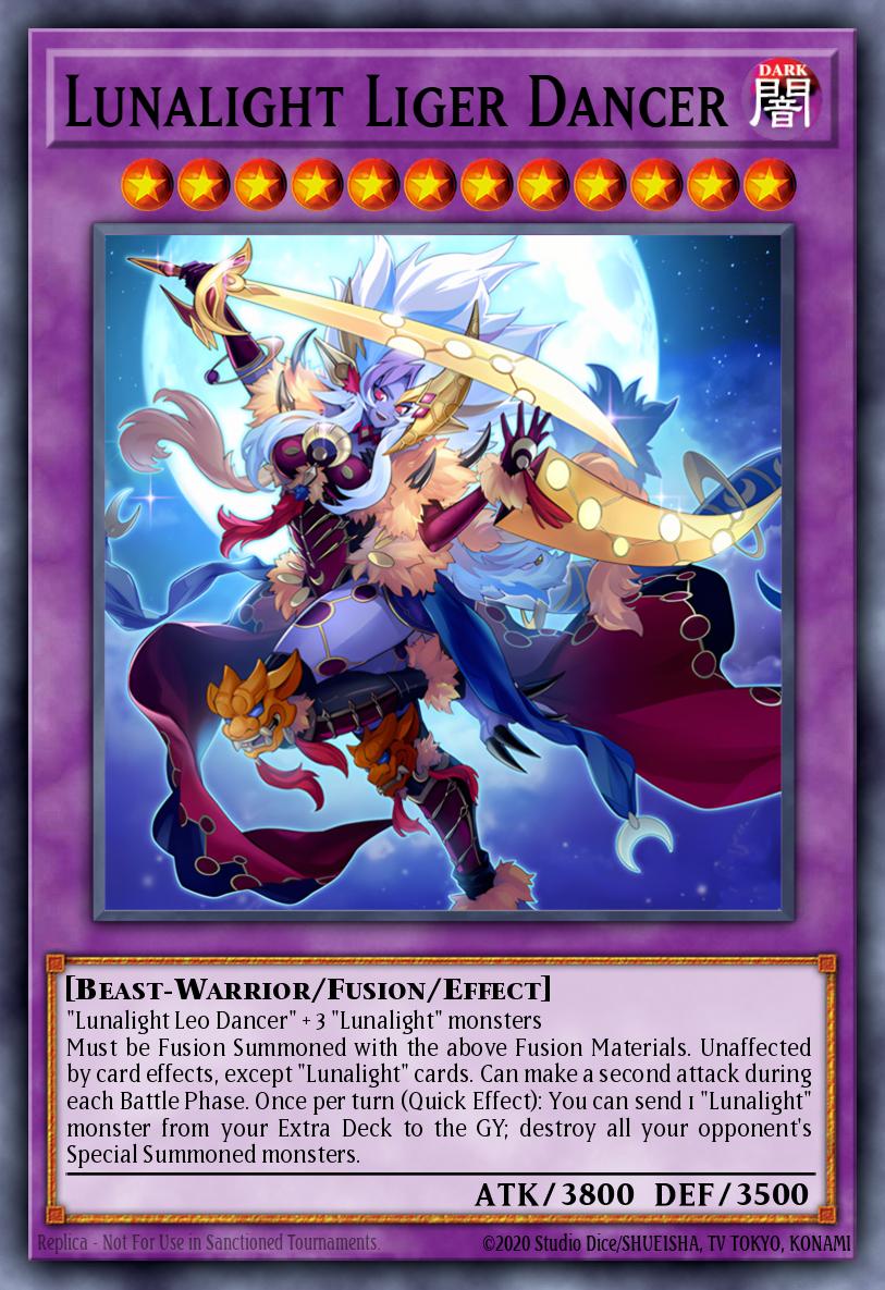 LAVD-ENL34 - Lunalight Liger Dancer - Common - Legendary Arc-V Decks