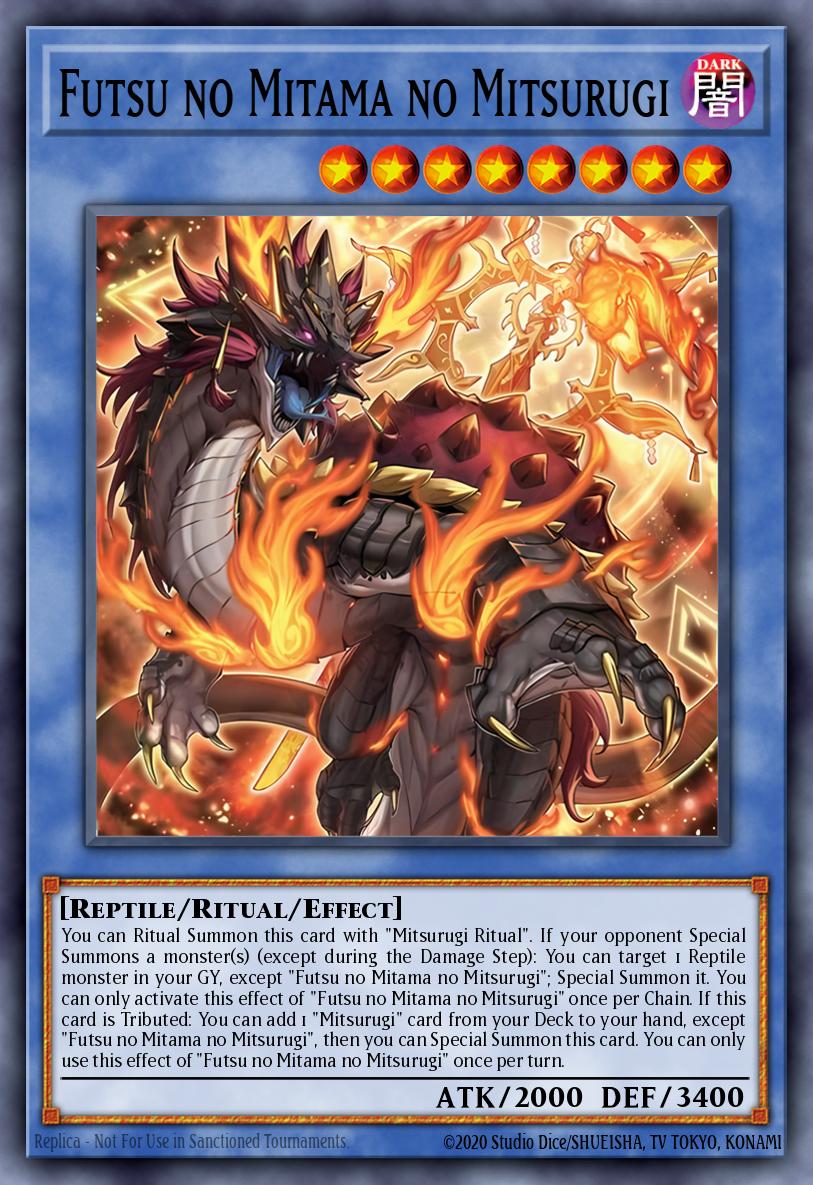 Futsu no Mitama no Mitsurugi - Super Rare - Effect Ritual Monster