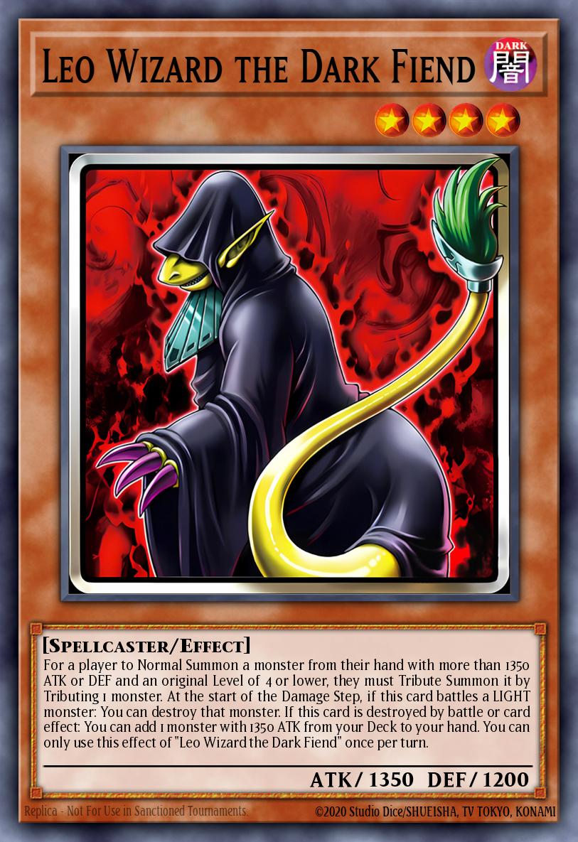 yugioh wizard card DUAD-EN027 - Leo Wizard the Dark Fiend - Common