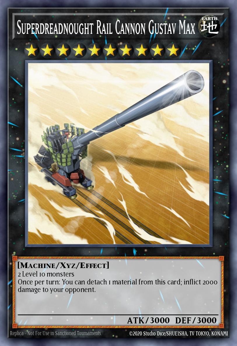 EN064 - MGED-EN064 - Superdreadnought Rail Cannon Gustav Max - Rare - Effect Xyz Monster - Maximum Gold El Dorado