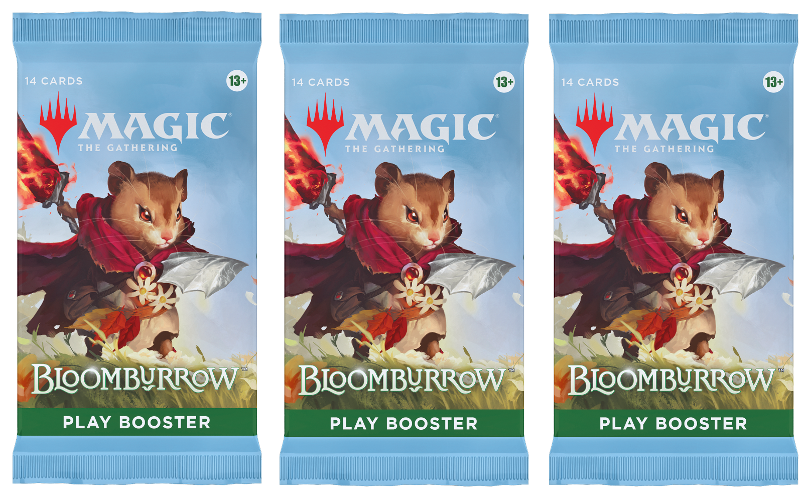 Magic the Gathering - Bloomburrow Play Booster Pack 3x Sealed
