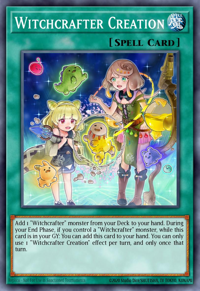 EN020 - INCH-EN020 - Witchcrafter Creation - Secret Rare - Normal Spell - 1st-Edition - The Infinity Chasers