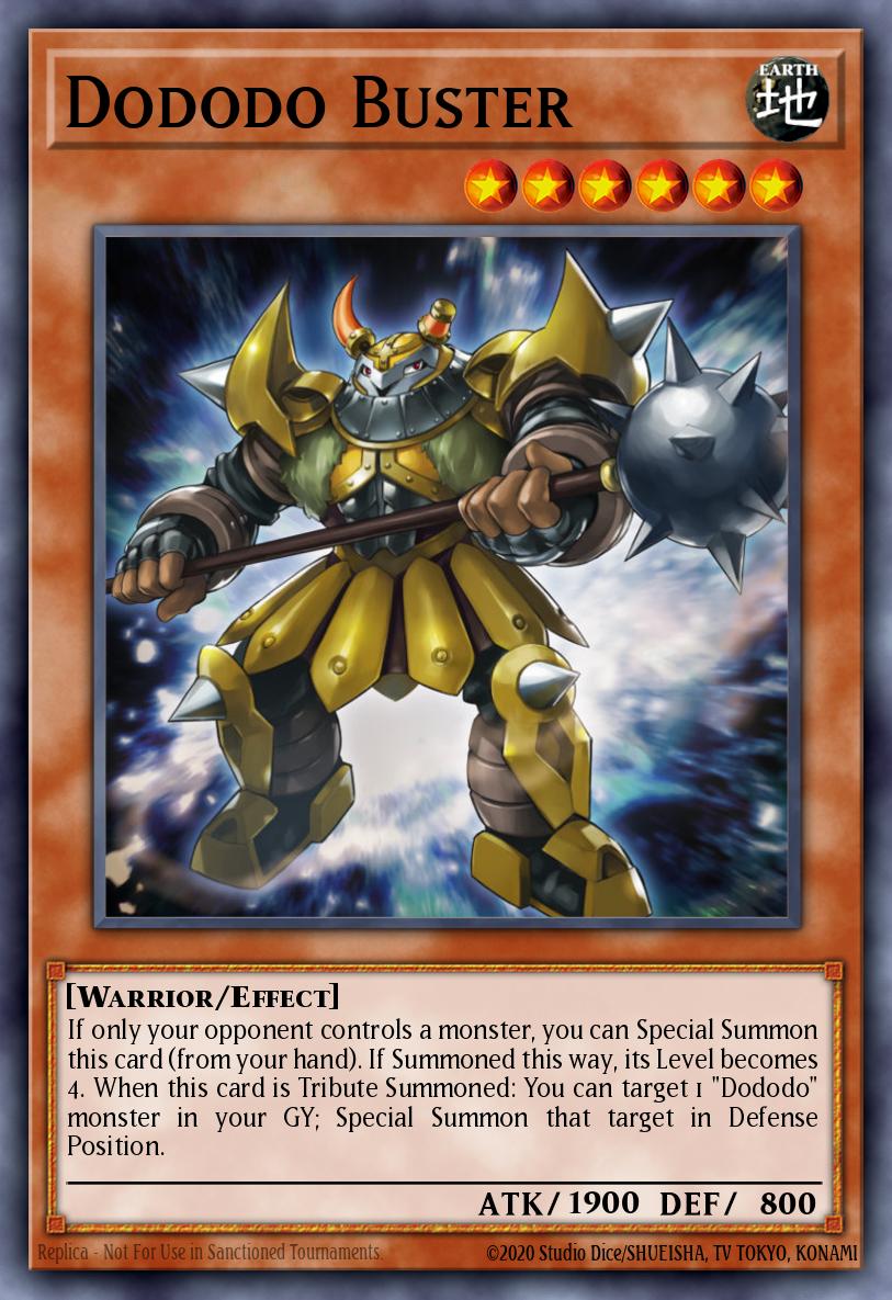 EN042 - LED6-EN042 - Dododo Buster - Common - Effect Monster - Legendary Duelists 6 Magical Hero
