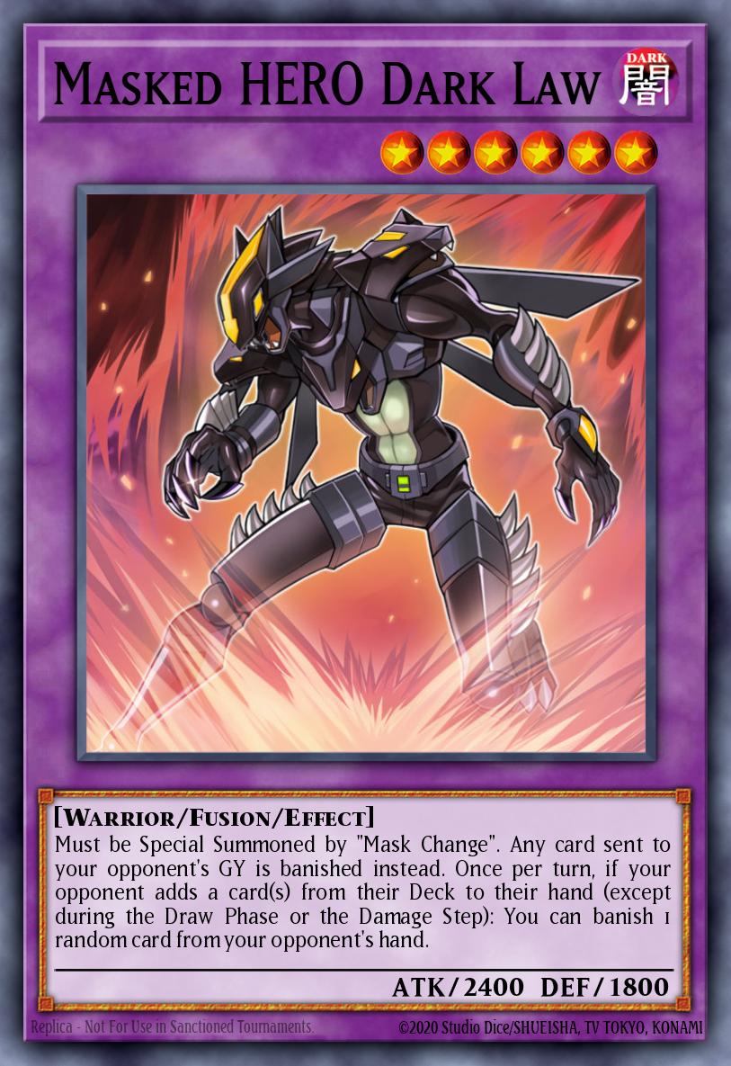 EN094 - DUSA-EN094 - Masked HERO Dark Law - Ultra Rare - Effect Fusion Monster - 1st-Edition - Duelist Saga