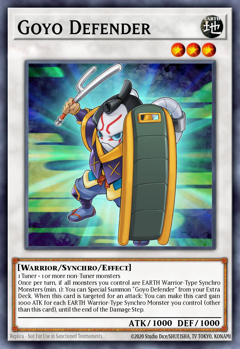 EN058 - BLAR-EN058 - Goyo Defender - Ultra Rare - Effect Synchro Monster - Battles of Legend Armageddon