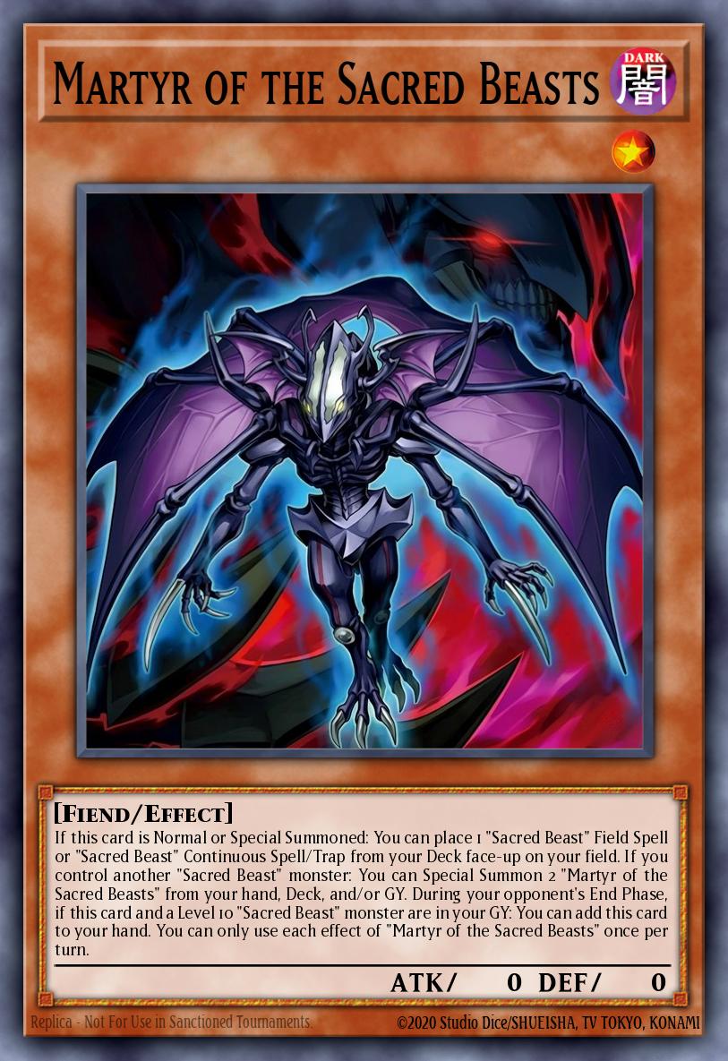 CORI-EN009 - Martyr of the Sacred Beasts - Super Rare - Chaos Origins