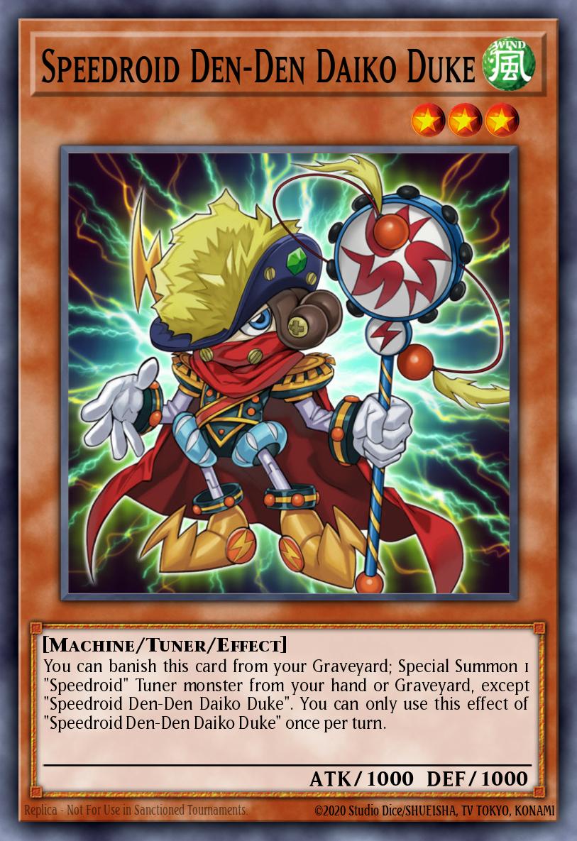LAVD-ENS07 - Speedroid Den-Den Daiko Duke - Common - Legendary Arc-V Decks
