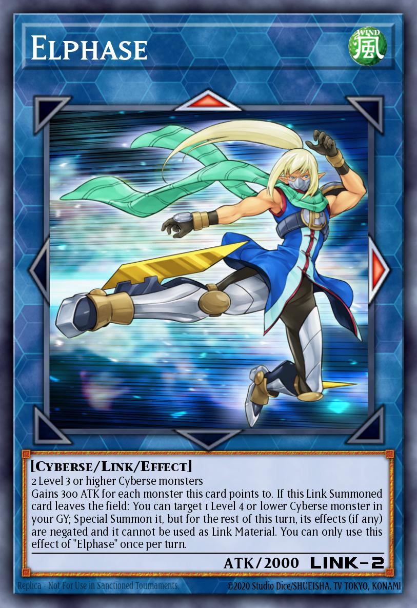 EN045 - FIGA-EN045 - Elphase - Super Rare - Effect Link Monster - 1st Edition - Fists of the Gadgets