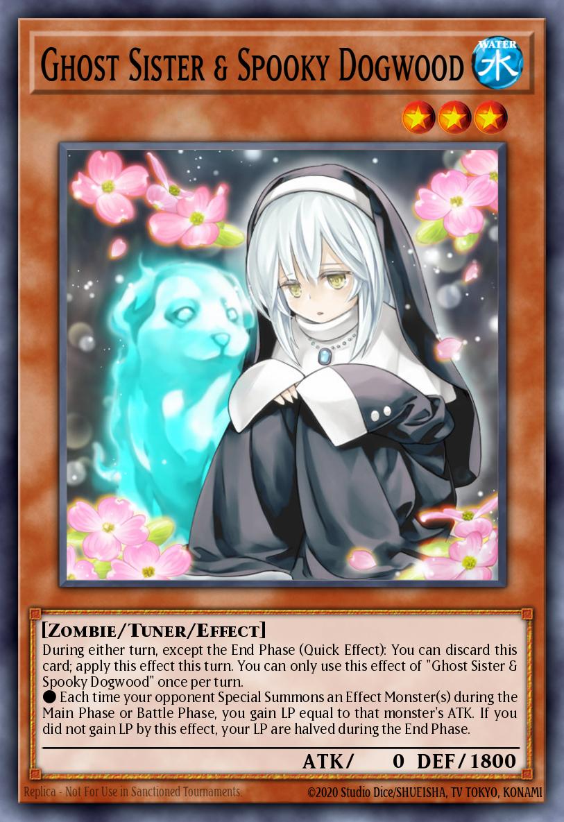 EN014 - Ghost Sister & Spooky Dogwood RA03-EN020 Alternate Art - Quarter Century Secret Rare