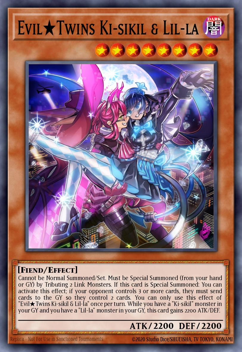 EN037 - RA04-EN037 - Evil Twins Ki-Sikil & Lil-La - Platinum Secret Rare - - Quarter Century Stampede