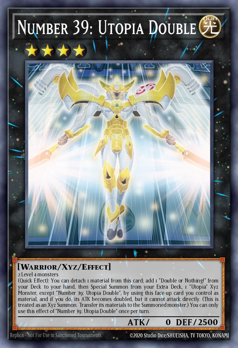 EN008 - DUPO-EN008 - Number 39: Utopia Double - Ultra Rare - Effect Xyz Monster - 1st-Edition - Duel Power