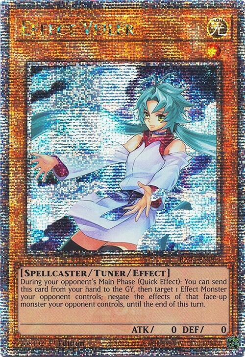 RA04-EN004 - Effect Veiler - Quarter Century Secret Rare - - Quarter Century Stampede
