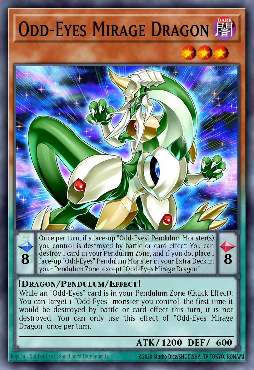 LAVD-ENO06 - Odd-Eyes Mirage Dragon - Ultra Rare - Legendary Arc-V Decks