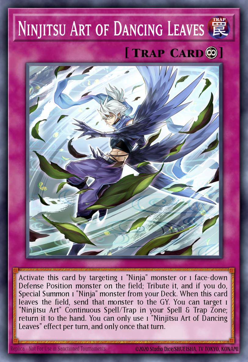EN212 - MP23-EN212 - Ninjitsu Art of Dancing Leaves - Common - Continuous Trap - 25th Anniversary Duelist Heroes Tin