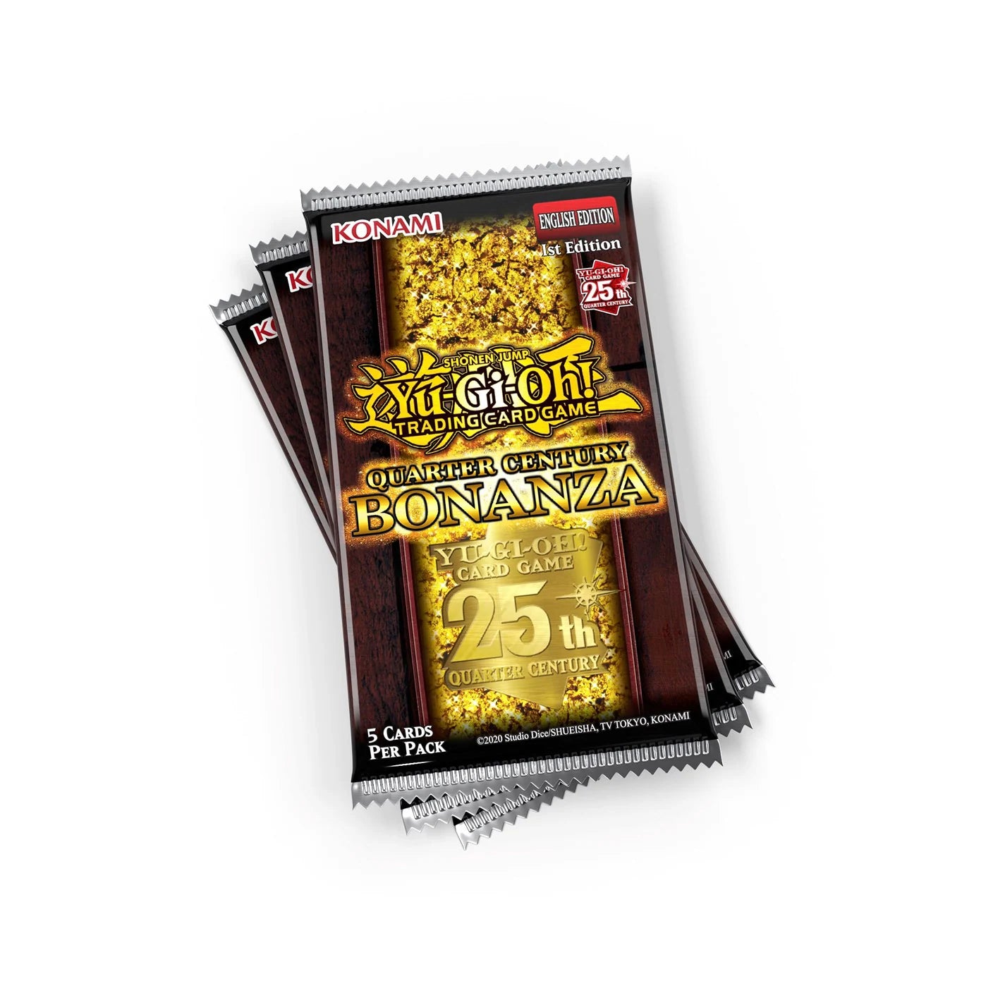 Yugioh Quarter Century Bonanza Booster Pack 3x Bundle