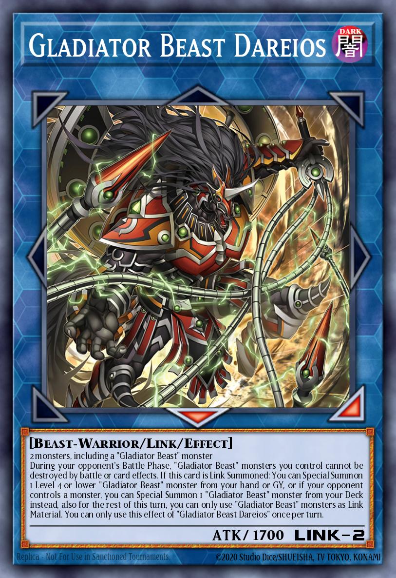 SUDA-EN048 - SUDA-EN048 - Gladiator Beast Dareios - Common - Effect Link Monster - Supreme Darkness