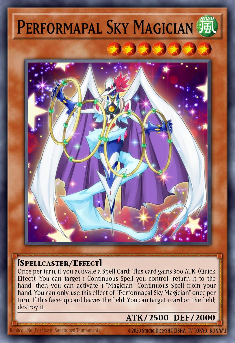 EN047 - INCH-EN047 - Performapal Sky Magician - Super Rare - Effect Monster - 1st-Edition - The Infinity Chasers