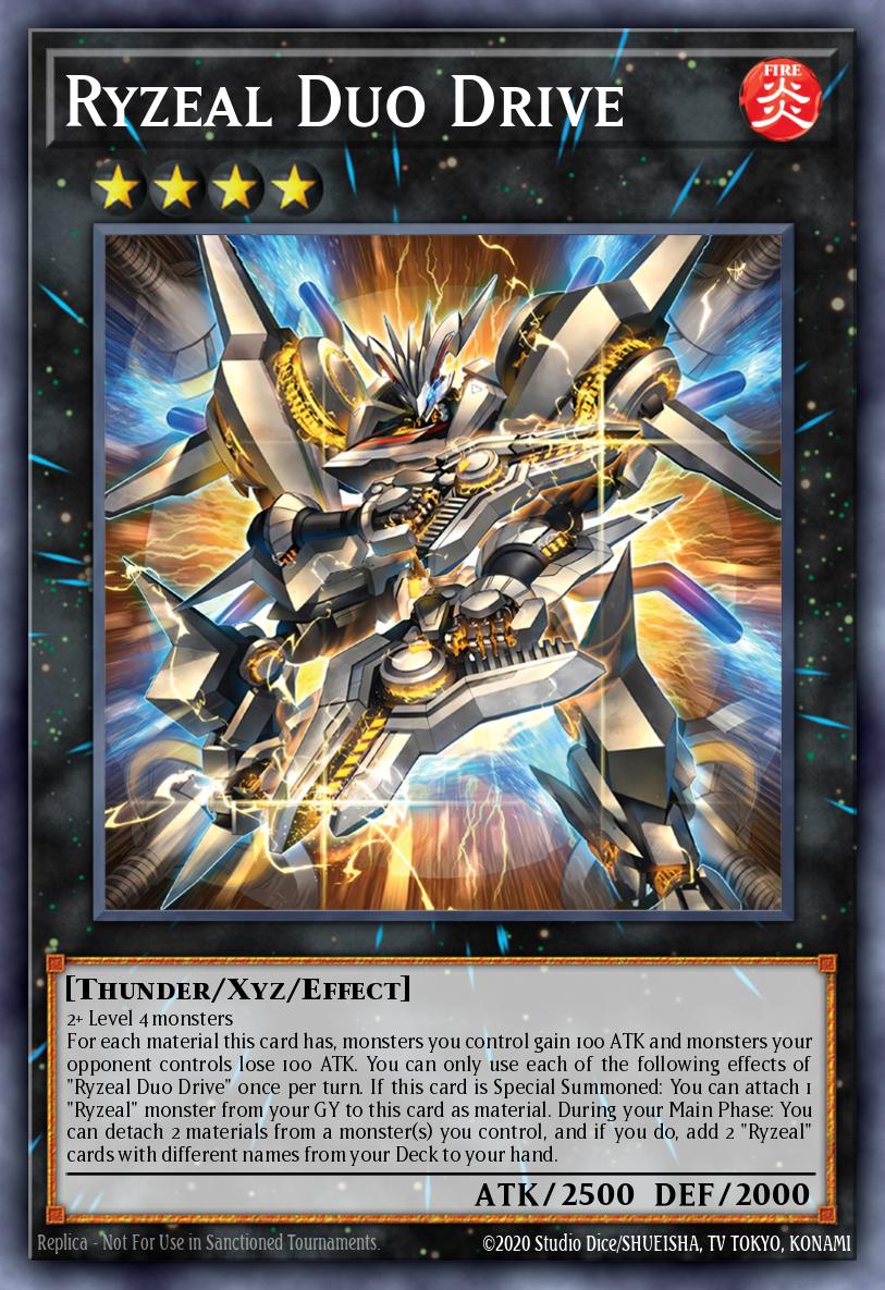 yugioh crossover cards CRBR-EN006 - Ryzeal Duo Drive - Quarter Century Secret Rare