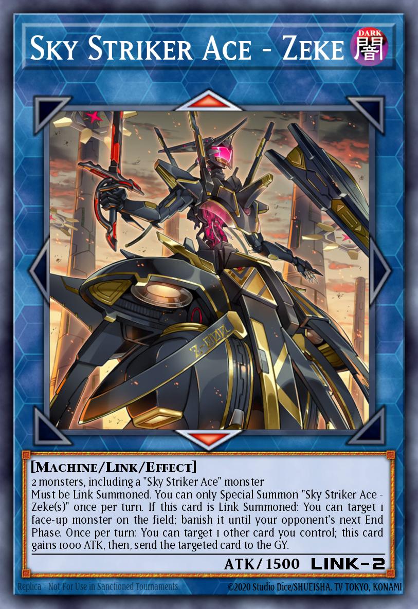 EN024 - DUOV-EN024 - Sky Striker Ace - Zeke - Ultra Rare - Effect Link Monster - Duel Overload