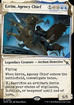 Ezrim, Agency Chief
