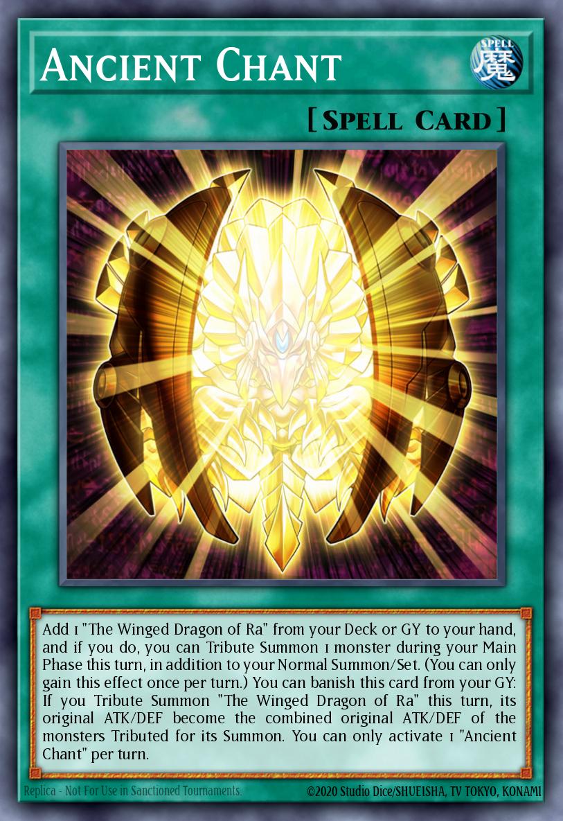 EN004 - LED7-EN004 - Ancient Chant - Ultra Rare - Normal Spell - Legendary Duelists 7 Rage of Ra