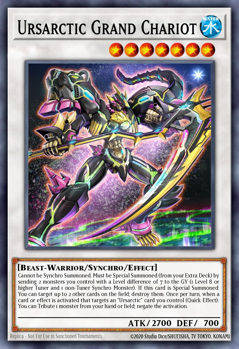 EN035 - ANGU-EN035 - Ursarctic Grand Chariot - Collectors Rare - Effect Synchro Monster - Ancient Guardians