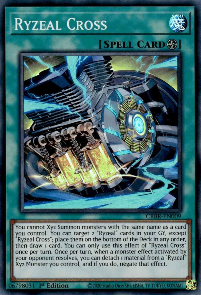 CRBR-EN009 - Ryzeal Cross - Super Rare - Field Spell - Crossover Break CRBR-EN009 - Ryzeal Cross - Super Rare - Field Spell - Crossover Break