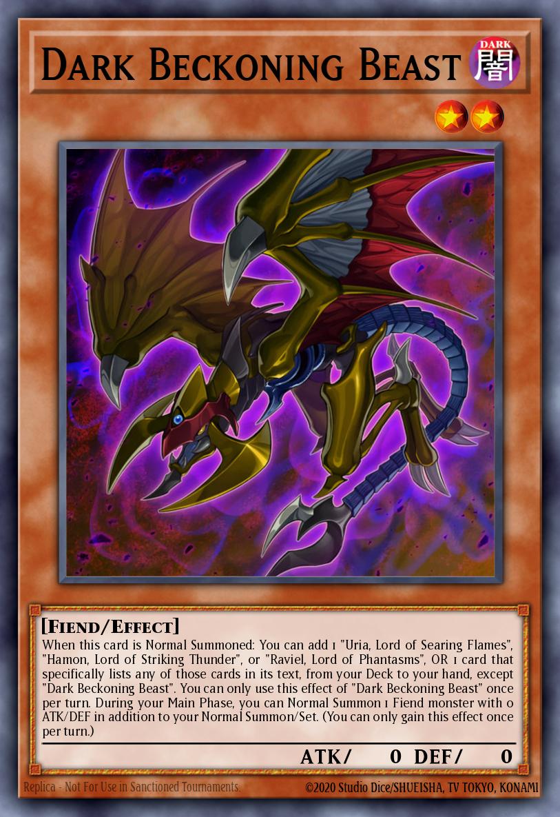 EN027 - Dark Beckoning Beast RA03-EN027 - Ultimate Rare -