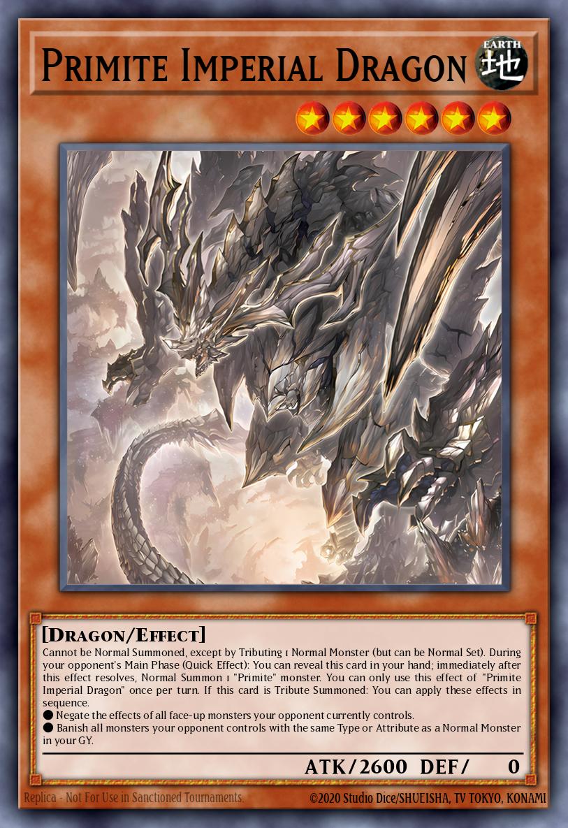 ROTA-EN013 - ROTA-EN013 - Primite Imperial Dragon - Quarter Century Secret Rare - - Rage of The Abyss