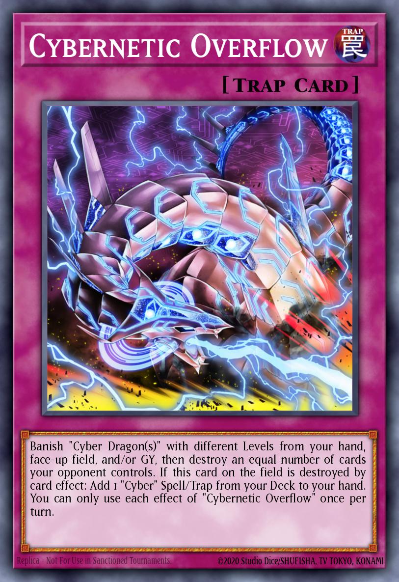 DUOV-EN100 - Cybernetic Overflow - Ultra Rare - Normal Trap - Duel Overload
