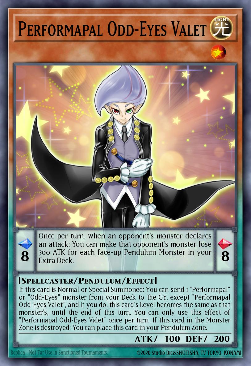 LAVD-ENO14 - Performapal Odd-Eyes Valet - Common - Legendary Arc-V Decks
