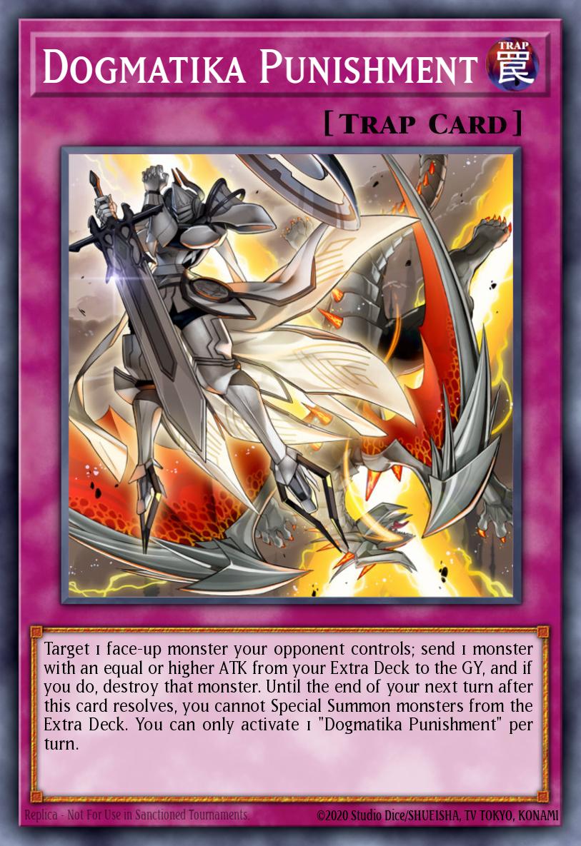 RA01-EN076 - RA01-EN076 - Dogmatika Punishment - Secret Rare - Normal Trap - Rarity Collection