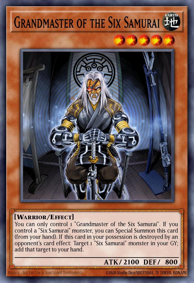 STON-EN000 - Grandmaster of the Six Samurai - Secret Rare - Strike of Neos EX