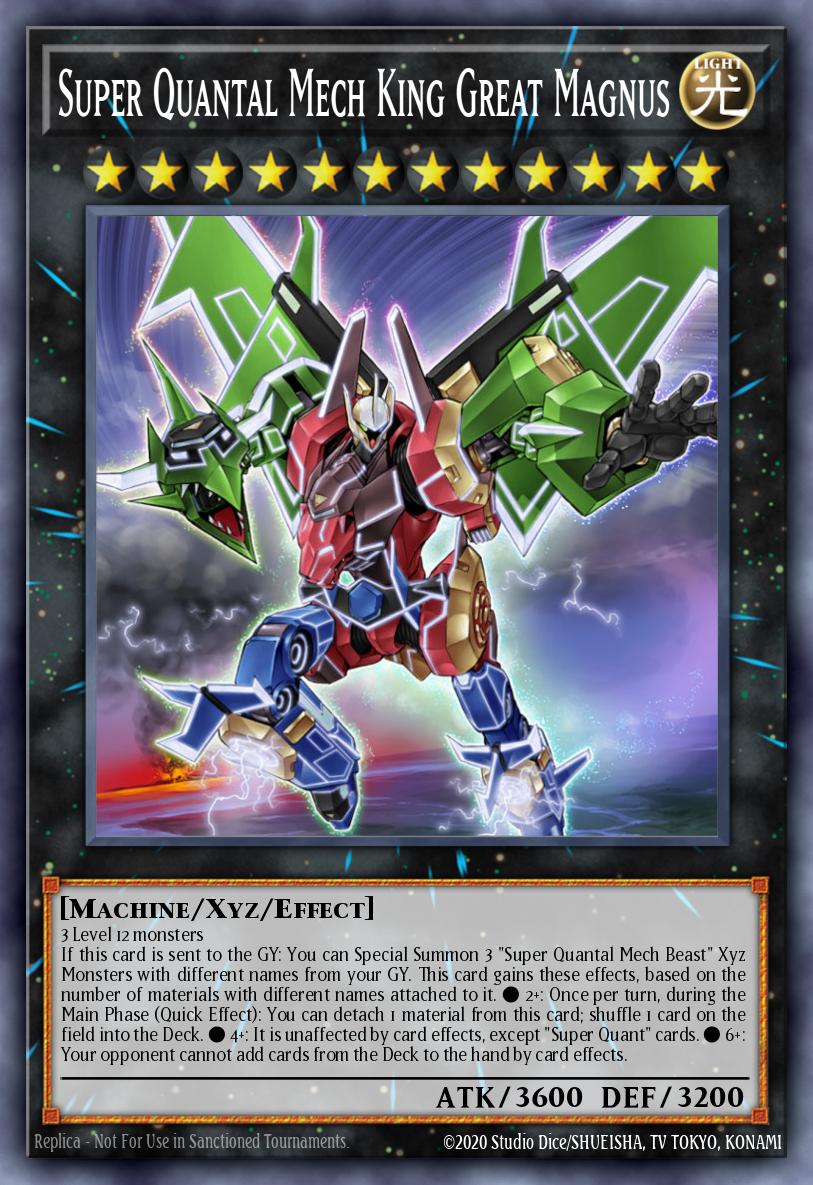 EN093 - DUPO-EN093 - Super Quantal Mech King Great Magnus - Ultra Rare - Effect Xyz Monster - 1st-Edition - Duel Power