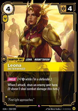 Leona, Determined (V.1 - Rare)