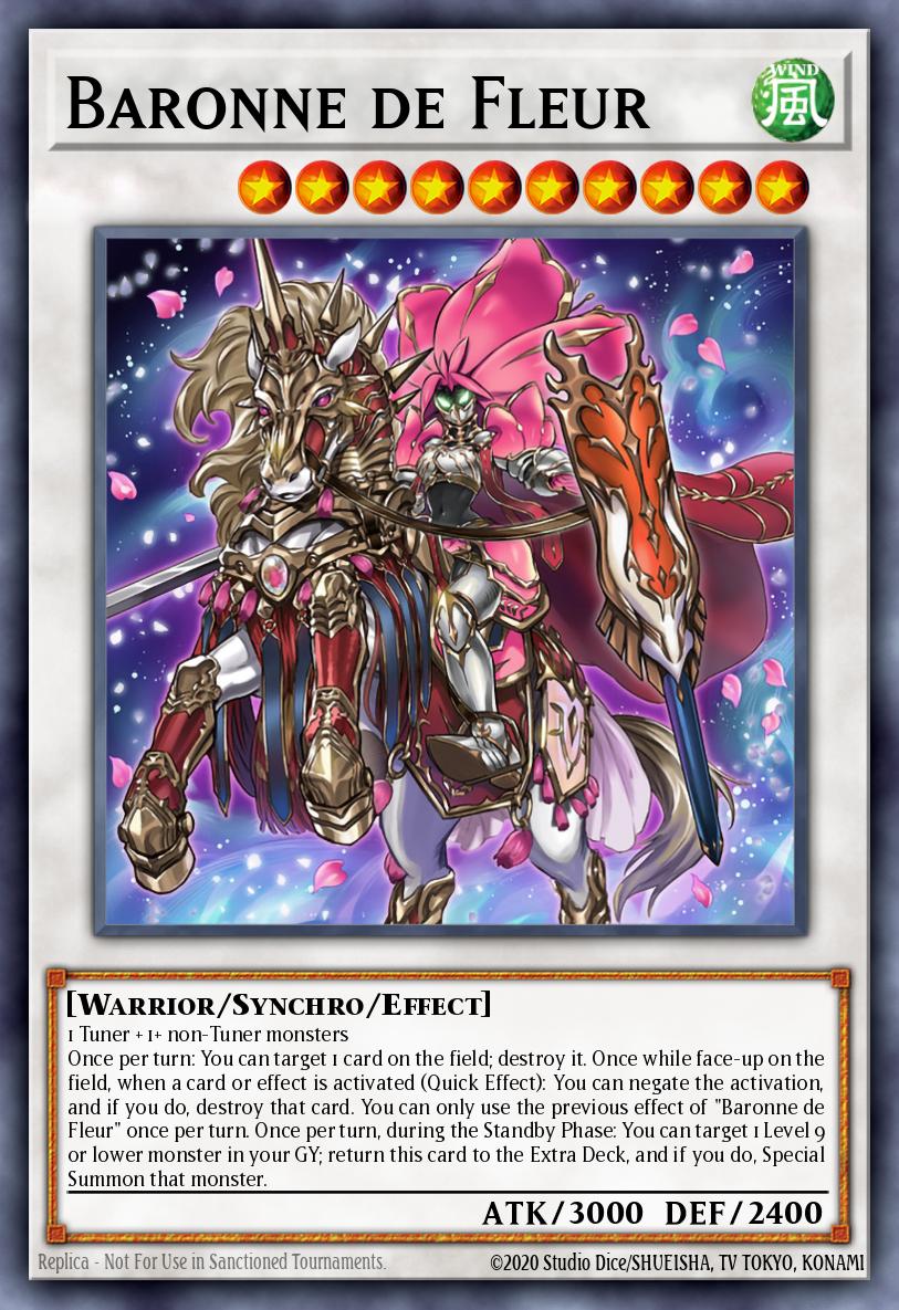RA01-EN034 - RA01-EN034 - Baronne de Fleur - Platinum Secret Rare - Effect Synchro Monster - Rarity Collection