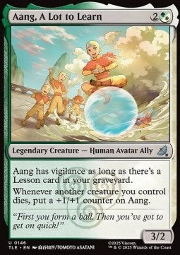 Aang, A Lot to Learn