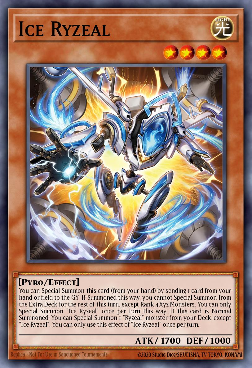 CRBR-EN003 - CRBR-EN003 - Ice Ryzeal - Quarter Century Secret Rare - Effect Monster - Crossover Breakers