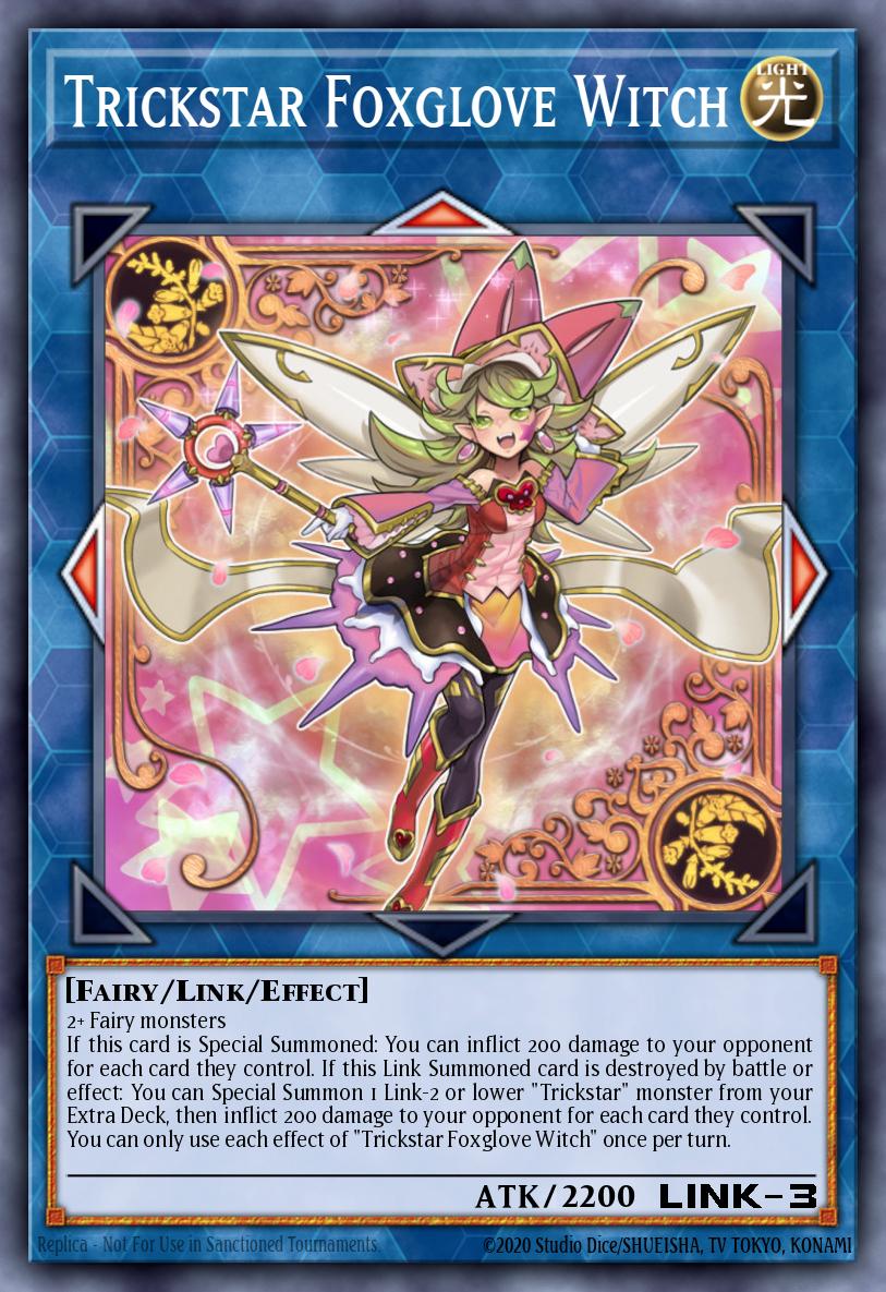 EN021 - DUPO-EN021 - Trickstar Foxglove Witch - Ultra Rare - Effect Link Monster - 1st-Edition - Duel Power