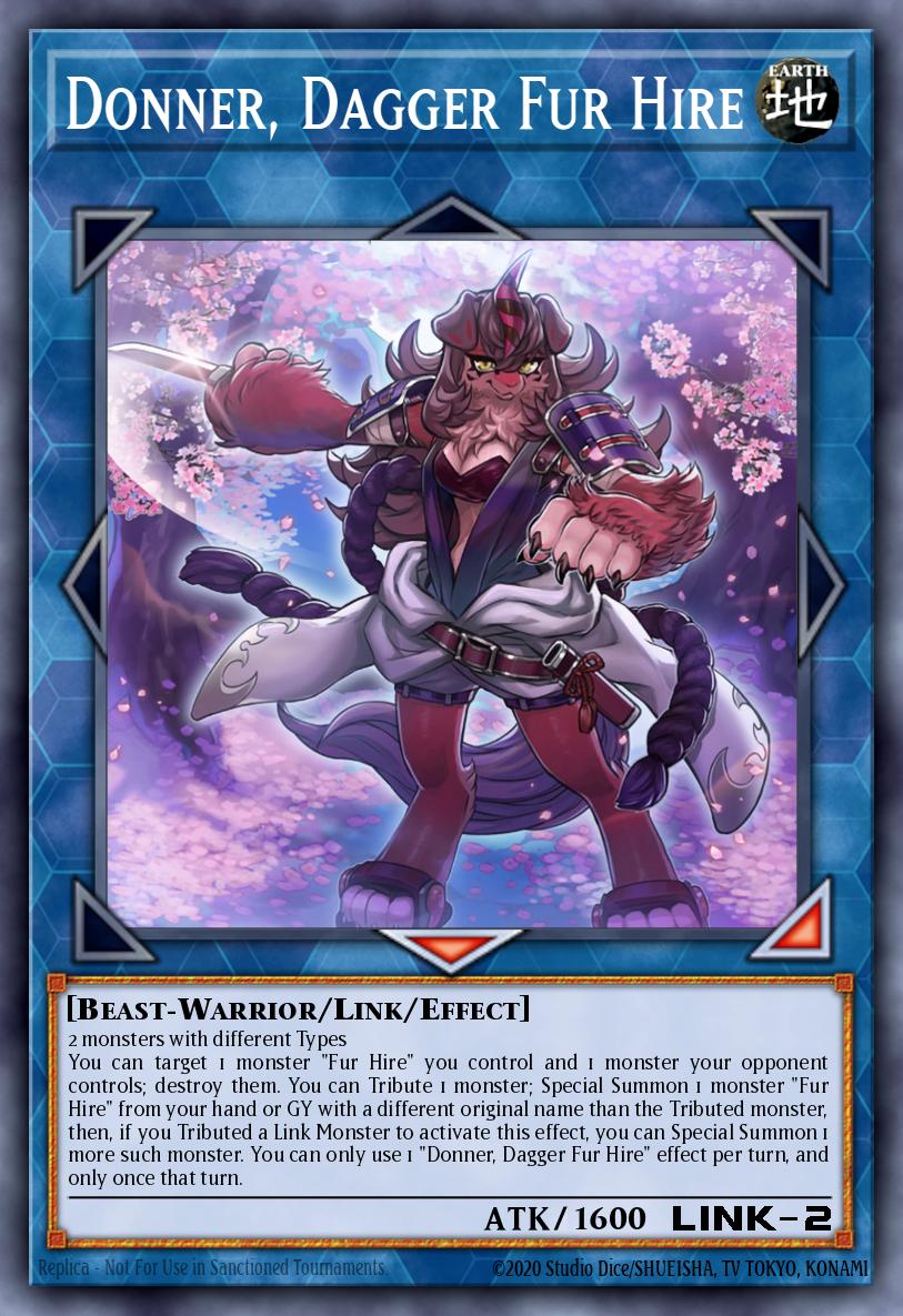 EN192 - MP23-EN192 - Donner, Dagger Fur Hire - Rare - Effect Link Monster - 25th Anniversary Duelist Heroes Tin