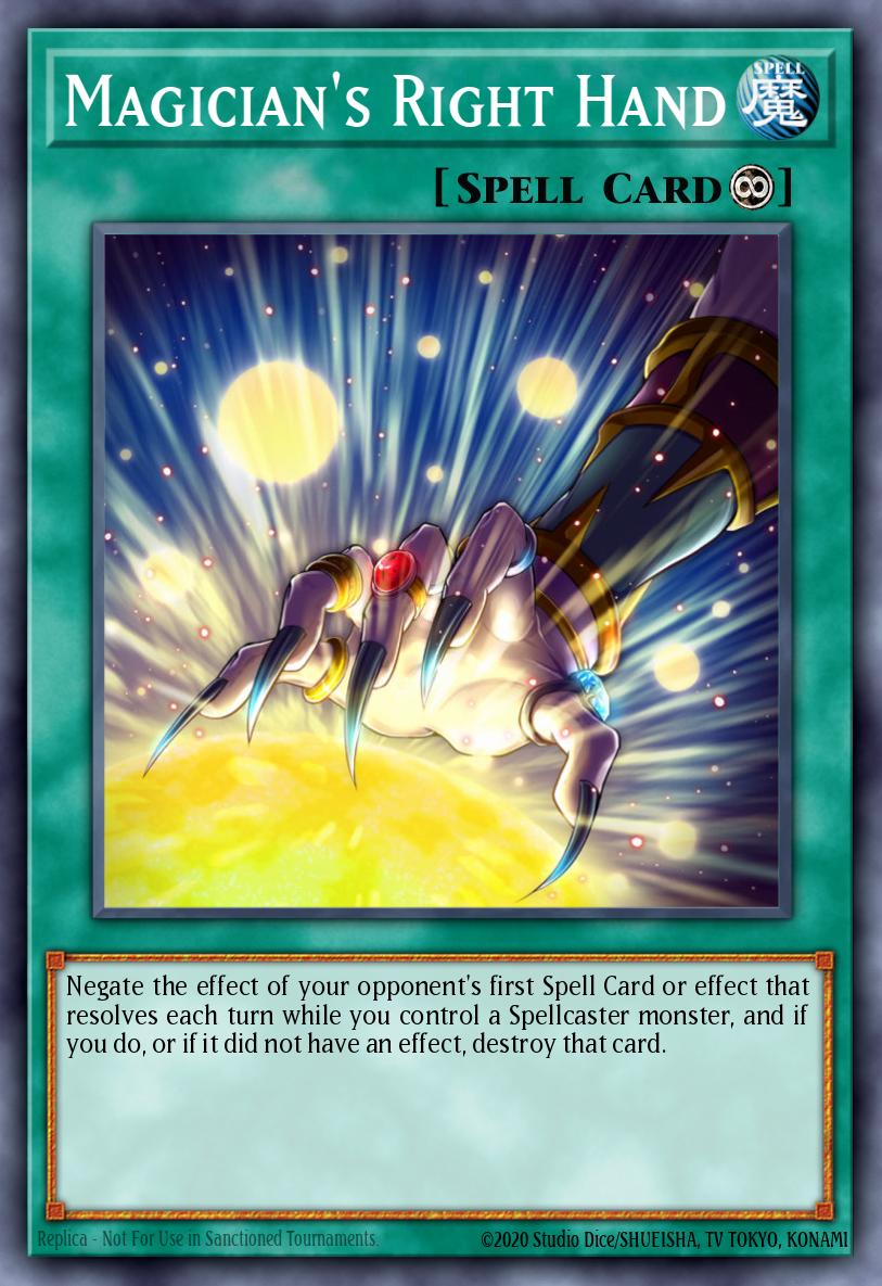 EN057 - INCH-EN057 - Magician's Right Hand - Super Rare - Continuous Spell - 1st-Edition - The Infinity Chasers