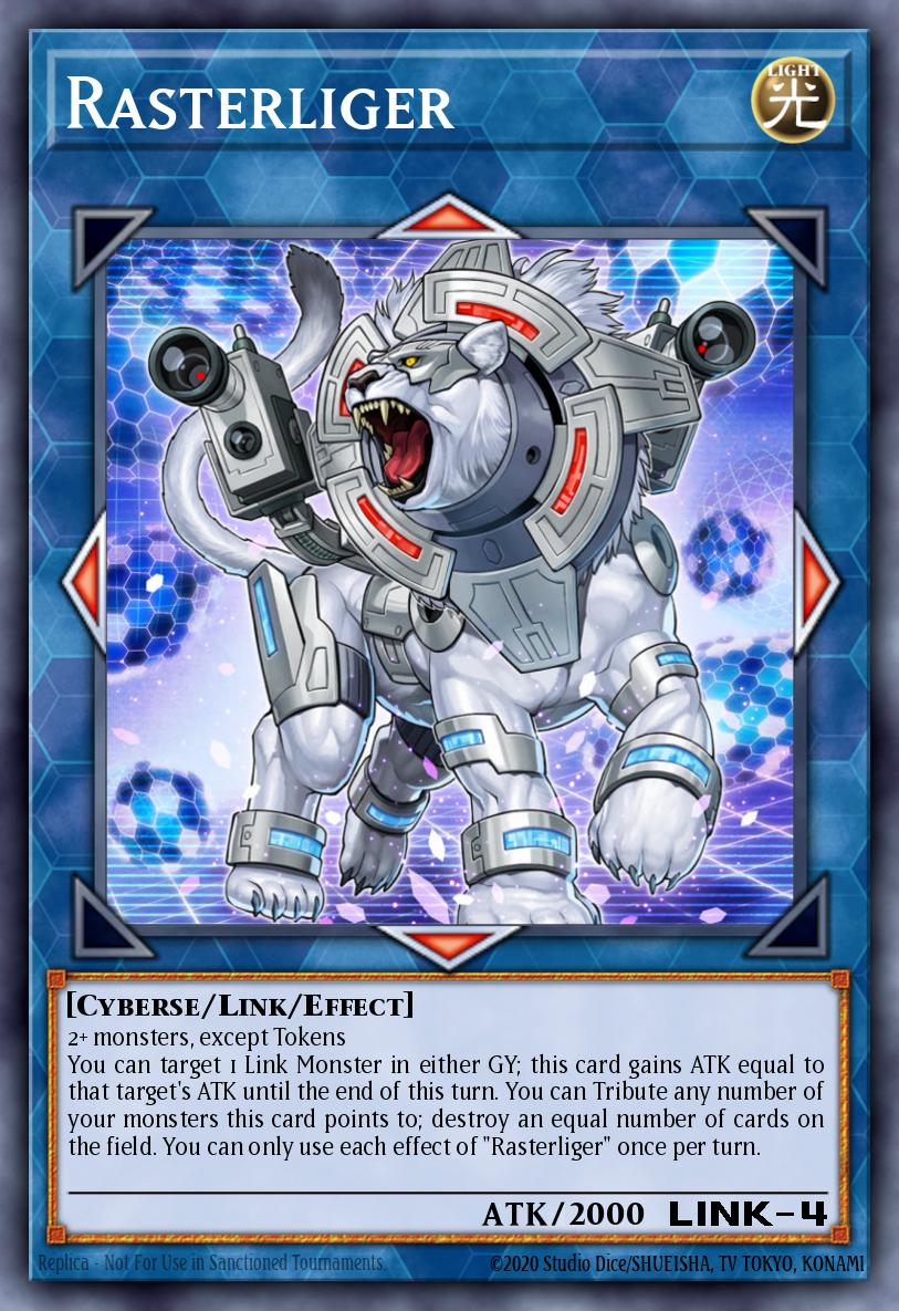 EN047 - FIGA-EN047 - Rasterliger - Super Rare - Effect Link Monster - 1st Edition - Fists of the Gadgets