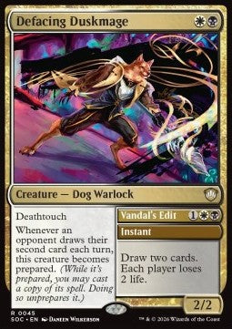 Defacing Duskmage // Vandal's Edit