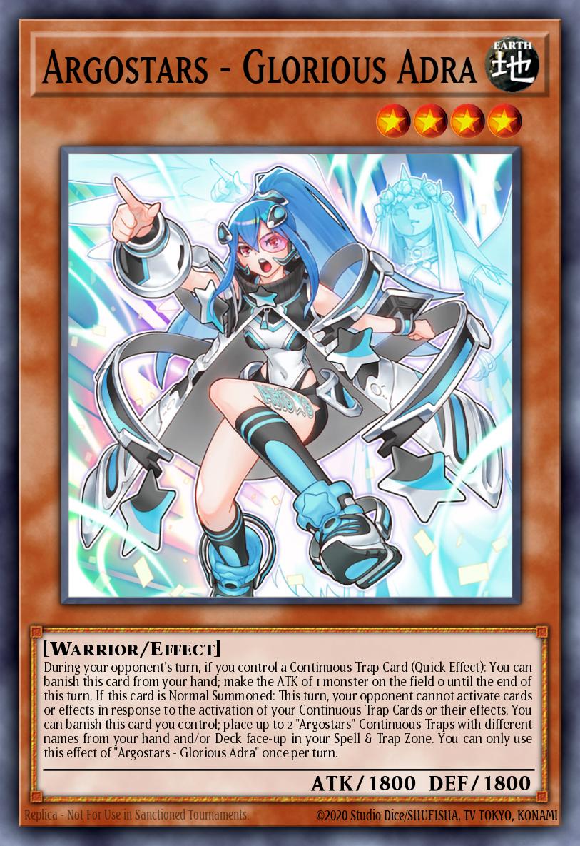 EN010 - SUDA-EN010 - Argostars - Glorious Adra - Secret Rare - Effect Monster - Supreme Darkness