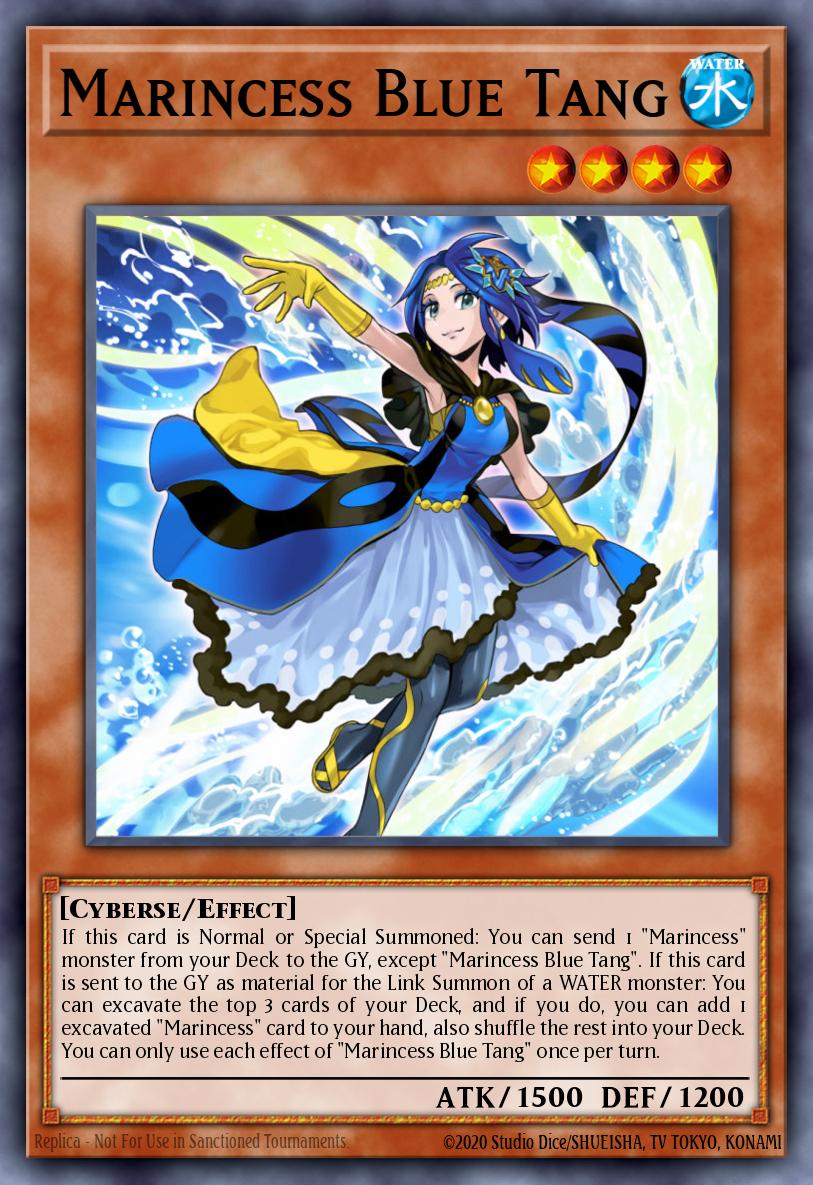 CHIM-EN004 - Marincess Blue Tang - Secret Rare - Effect Monster - 1st Edition - Chaos Impact