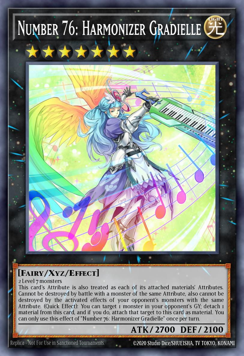 BLHR-EN029 - Yugioh BLHR-EN029 - Number 76: Harmonizer Gradielle - Ultra Rare - Effect Xyz Monster - 1st Edition - Battles of Legend Heros Revenge