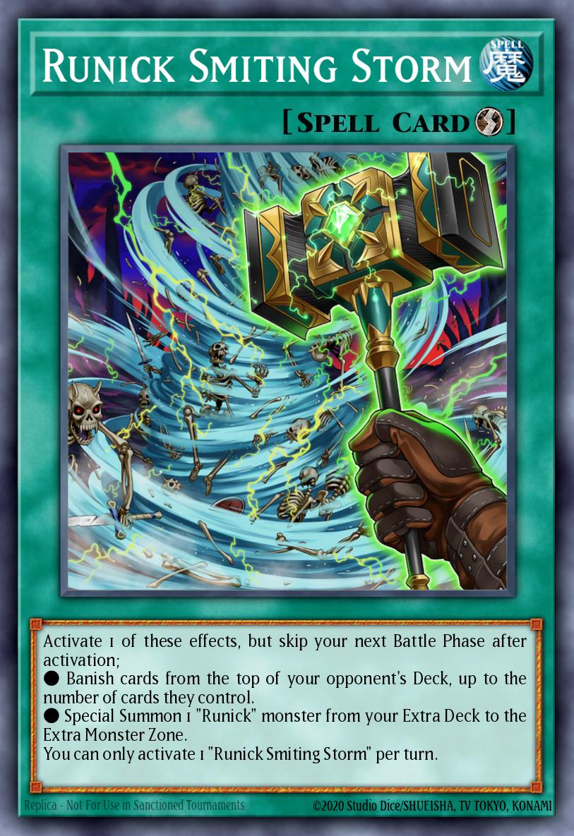 EN248 - MP23-EN248 - Runick Smiting Storm - Common - Quick-Play Spell - 25th Anniversary Duelist Heroes Tin