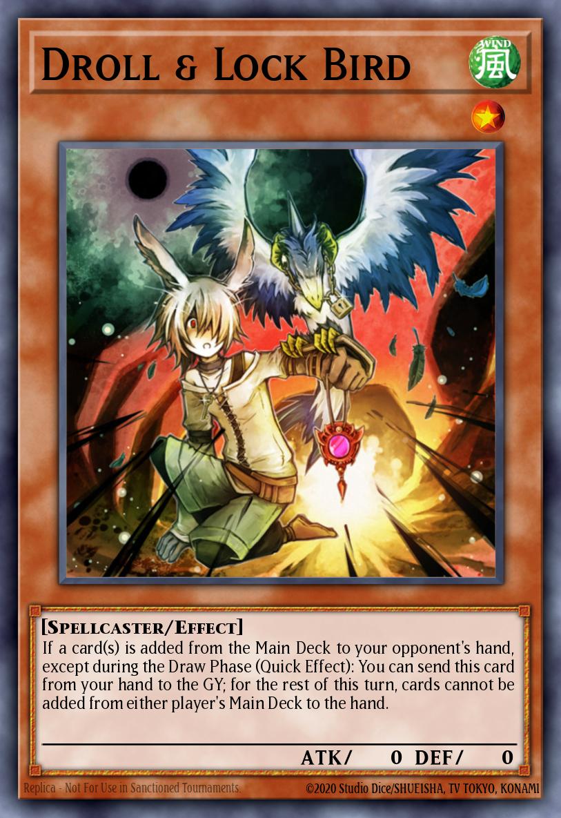 EN006 - RA02-EN006 - Droll & Lock Bird (Alt Art) - Ultimate Rare - - Rarity Collection 2